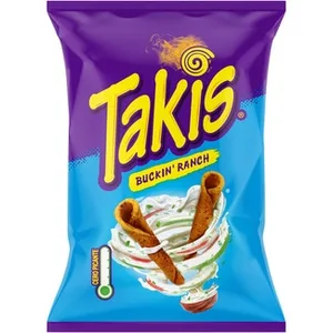 Rollitos de Maíz Buckin Ranch Cero Picante Takis