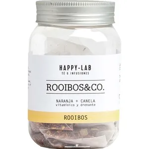Rooibos&co Infusión Ecológica, Vitamínica y Drenante de Rooibos, Naranja y Canela  Happy LAB 0.03 KG
