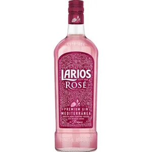 Rosé Ginebra Premium Mediterránea con Aroma a Fresas Larios
