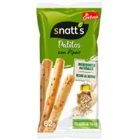 Rosquilleta Plana con Pipas Snatt's, Bolsa 60 G
