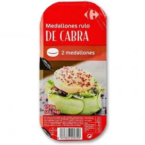 Medallones de Rulo de Queso de Cabra Carrefour 150 G