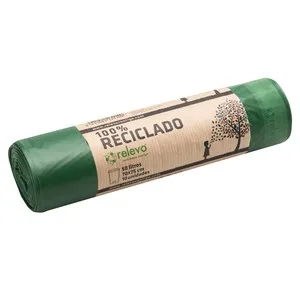 Relevo Bolsas Basura 100 % Reciclada 50 L. 15 Uds. 10 UD