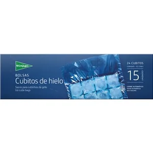 Bolsas para Cubitos de Hielo 24 Cubitos Cierre Automático el Corte Ingles 15 Unidades
