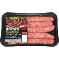 Salchicha de Vacuno Bikain, Bandeja 350 G