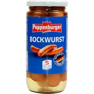 Salchichas Bockwurst 5 Unidades  Poppenburger 200 G