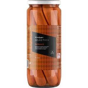 Salchichas Bockwurst 8 Unidades sin Gluten  el Corte Ingles Selection 720 G