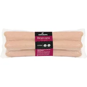 Salchichas Bratwurst 2 Unidades 2 X 200 Gr