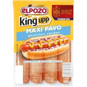 Salchicha King Pechuga de Pavo el Pozo, sobre 330 G