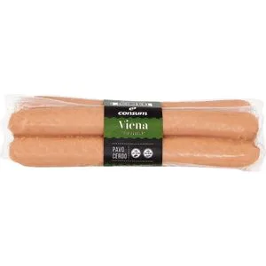 Salchichas Viena 2 Unidades 2 X 175 Gr