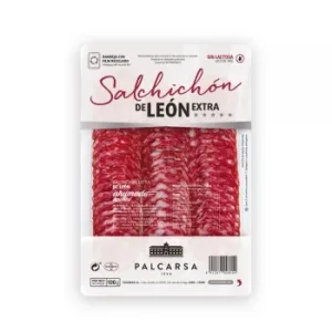 Salchichón Extra de León Palcarsa sin Gluten y sin Lactosa 100g
