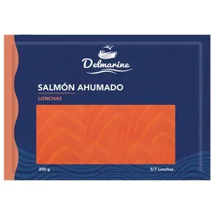 Delmarine Salmon Ahumado Cortado en Taquitos 75g 75 G