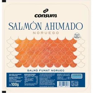 Salmón Ahumado Noruego 100 Gr