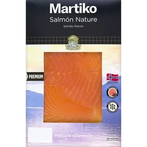 Salmón Nature Noruego sin Azúcar en Lonchas Martiko