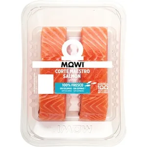 Salmón Noruego Corte Maestro Descamado y sin Espinas 2 Unidades Mowi