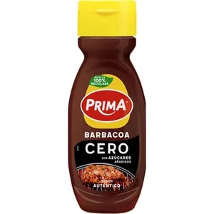 Salsa Barbacoa Cero sin Azícares Añadidos sin Gluten Prima