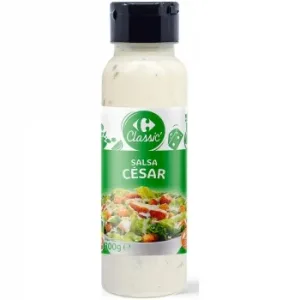 Salsa Cesar para Ensaladas Carrefour Classic sin Gluten Envase 300 G.