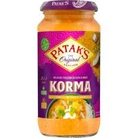 Salsa Korma Patak's, Frasco 450 G