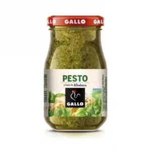 Salsa Pesto Gallo sin Gluten Tarro 190 G.