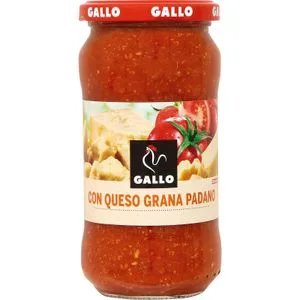 Salsa Tomate con Queso Grana Padano 350 Gr
