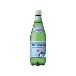 SAN Pellegrino Agua Mineral con Gas Botella 50 Cl. 500 ML