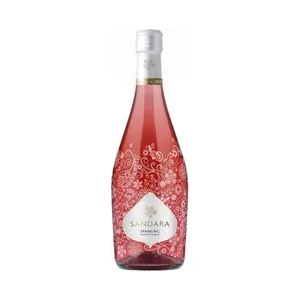 Sandara Vino Rosado Espumoso (frizzante), de Burbuja Fina Botella 75 Cl.