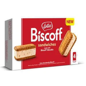 Sándwich Biscoff 4 Unidades 241 Gr