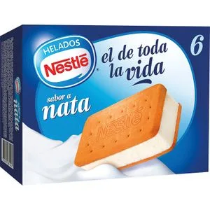 Sándwich de Nata Pack de 6 Unidades 330 Gr