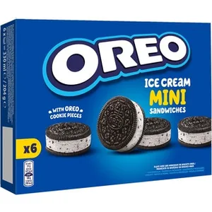 Sándwich Helado de Galleta Oreo 6 Unidades  Oreo 330 ML