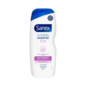 Sanex Cuidado Experto Pro Hydrate Gel Hidratante para Ducha o Baño, para Pieles Muy Secas 600 Ml.