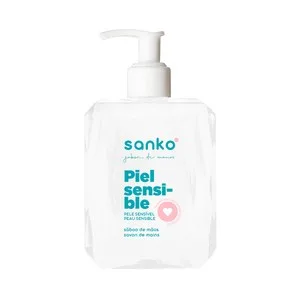 Sanko Jabón de Manos con Textura Crema Especial Pieles Sensible 400 Ml. 500 ML
