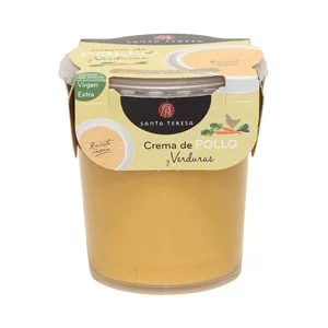 Santa Teresa Crema de Pollo y Verduras 400 G. 400 ML
