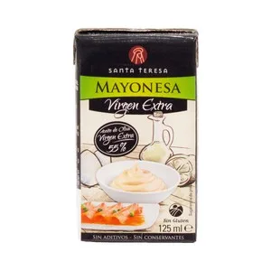 Santa Teresa Salsa Mayonesa con Aceite de Oliva Virgen Extra (55%) 125 Ml.
