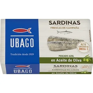 Sardinas en Aceite de Oliva Ubago