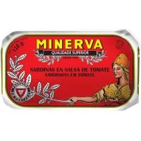 Sardinas en Salsa de Tomate Minerva, Lata 120 G