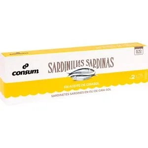 Sardinilla en Aceite de Girasol Pack de 2 2 X 65 Gr