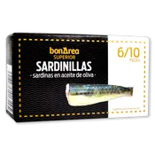 Sardinillas con Aceite de Oliva 6/10 Piezas