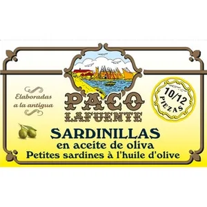 Sardinillas en Aceite de Oliva 10-12 Piezas Paco Lafuente