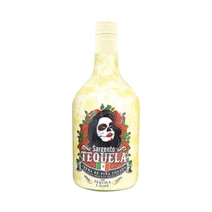 Sargento Tequela Crema de Licor de Piña Colada con Tequila y Agave Sargento Tequela Botella de 70 Cl. 700 ML