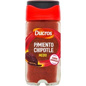 Sazonador de Pimiento Chipotle Ahumado, Pimentón Ahumado y Chile Molido  Ducros 13 G