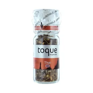 Toque Sazonador Thai Ideal para Pescados, Mariscos, Verduras, Sopas y Ensaladas Frasco de 38 G.