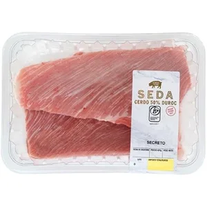 Secreto Extra de Cerdo 50% Duroc Peso Aproximado  Seda 450 G