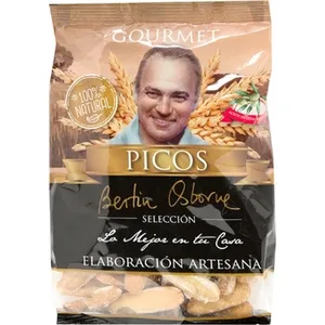 Selección Gourmet Picos de Pan de Elaboración Artesana 100% Natural con Aceite de Oliva Virgen Extra Bertin Osborne 140 G