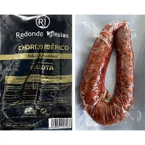 Selección Premium Chorizo de Bellota Ibérico sin Gluten sin Lactosa Redondo Iglesias 200 G