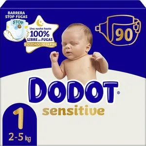 Sensitive Pañales Recién Nacido de 2 a 5 Kg Talla 1 Dodot