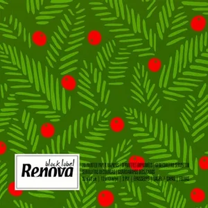 Servilleta Decorativa Verde Navidad 3 Capas Renova
