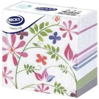Servilletas 1 Capa Happy Life Decoradas Nicky, Paquete 40 Uds