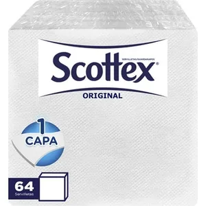 Servilletas Blancas 1 Capa 30x30 Cm Scottex