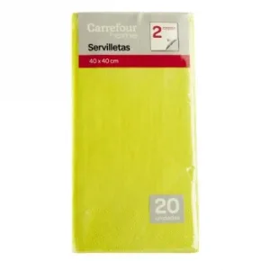 Servilletas Carrefour Home 20 Ud- Verde