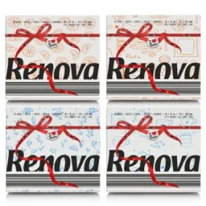 Servilletas de 1 Capa de Papel 30x32 Cm Renova 70 Unid.