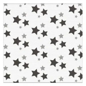 Servilletas de 2 Capas de Papel 33x33 Cm Carrefour 25 Unid. - Estrellas Negro